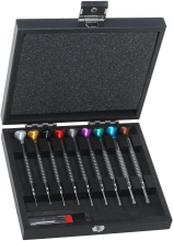 Swiss Made Black Aluminum Screwdriver Set of 5 1.00, Australia