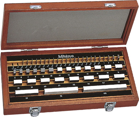 Jeu De Cales étalons M Pitter Gauge - Classe 0 - Acier - Étage 0,001 Mm - 100 Mm